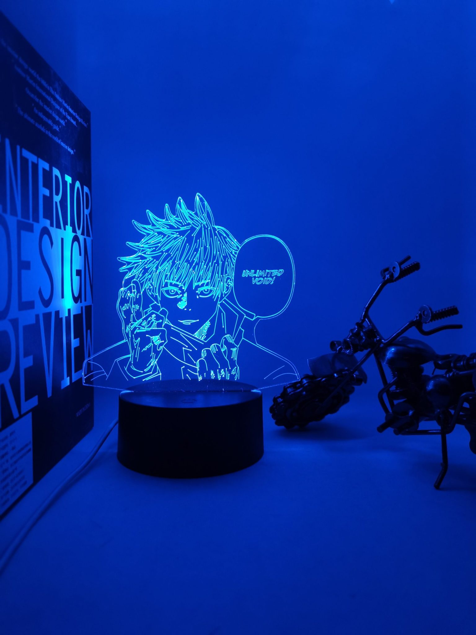 Jujutsu Kaisen Satoru Gojo Led Lamp Jujutsu Kaisen Store