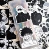 Jujutsu Kaisen Black White Anime Stickers Handbook Stickers Phone Case Notebook Stickers 4 - Jujutsu Kaisen Store