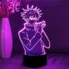 Jujutsu Kaisen Fushiguro Megumi Led 3D Night Light Anime Fingure for Bedroom Decor Child Kids Gift 5 - Jujutsu Kaisen Store