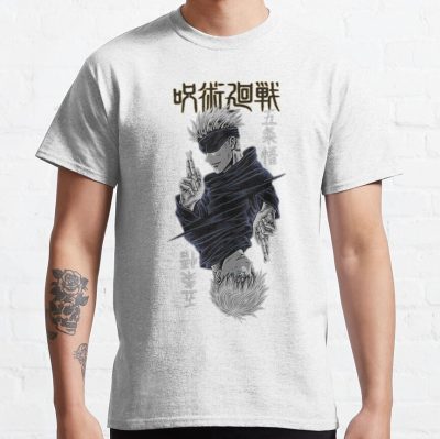 Fanart - Gojo Satoru - Jujutsu Kaisen Logo T-Shirt Official Jujutsu Kaisen Merch