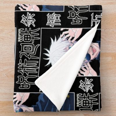 Gojo Satoru | Jujutsu Kaisen Throw Blanket Official Jujutsu Kaisen Merch