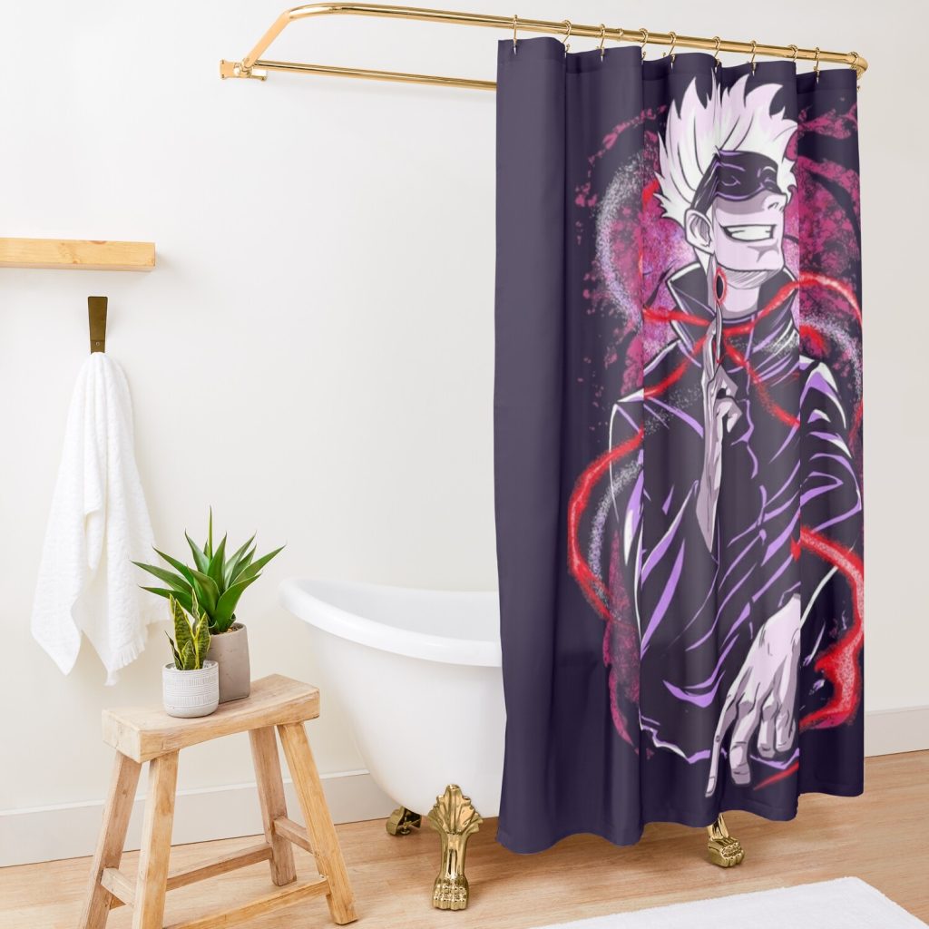 Greatest One Shower Curtain Official Jujutsu Kaisen Merch