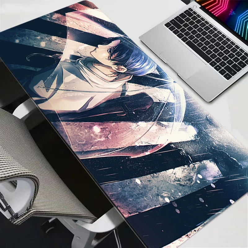 Laptop Game Anime Jujutsu Kaisen Large Mouse Pad XL Keyboard Yuta Office Desktop Mouse Mat Carpet 7 - Jujutsu Kaisen Store