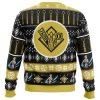 73 Sorcerer Nanami Kento JK Ugly Christmas Sweater BACK mockup - Jujutsu Kaisen Store